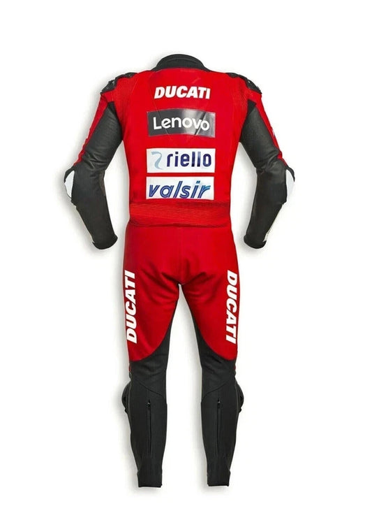 Ducati I Motorbike Racing Suit Motorcycle Customized Real Cowhide Leather Suit