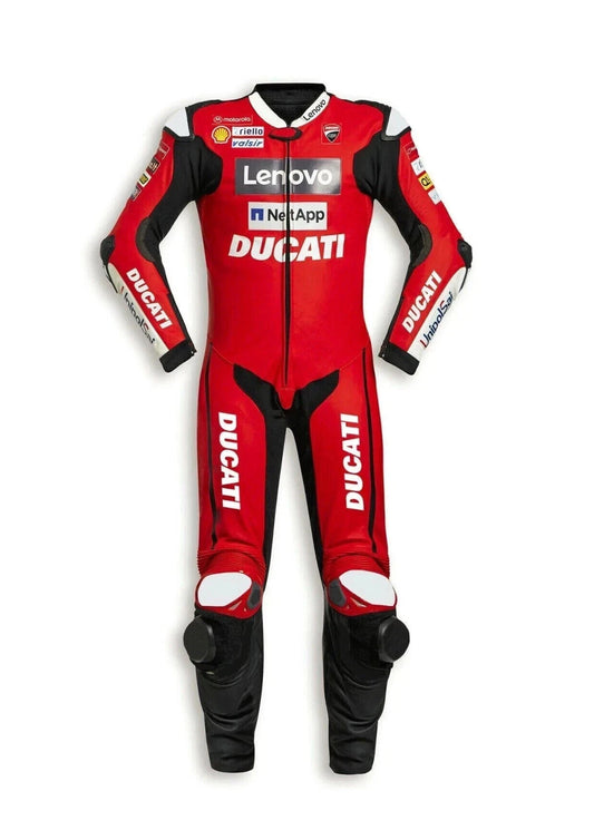 Ducati I Motorbike Racing Suit Motorcycle Customized Real Cowhide Leather Suit