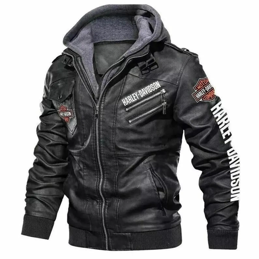 HARLEY DAVIDSON H-D VINTAGE HOOD MOTORBIKE JACKET