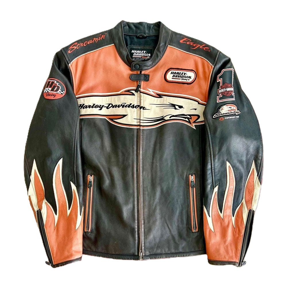 HARLEY DAVIDSON H-D SCREAMIN EAGLE RETRO MOTORBIKE JACKET