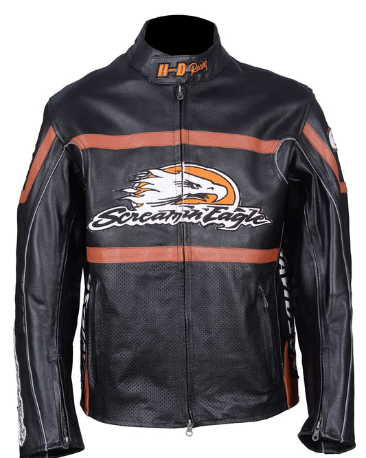 HARLEY DAVIDSON SCREAMING EAGLE VINTAGE JACKET MOTORBIKE